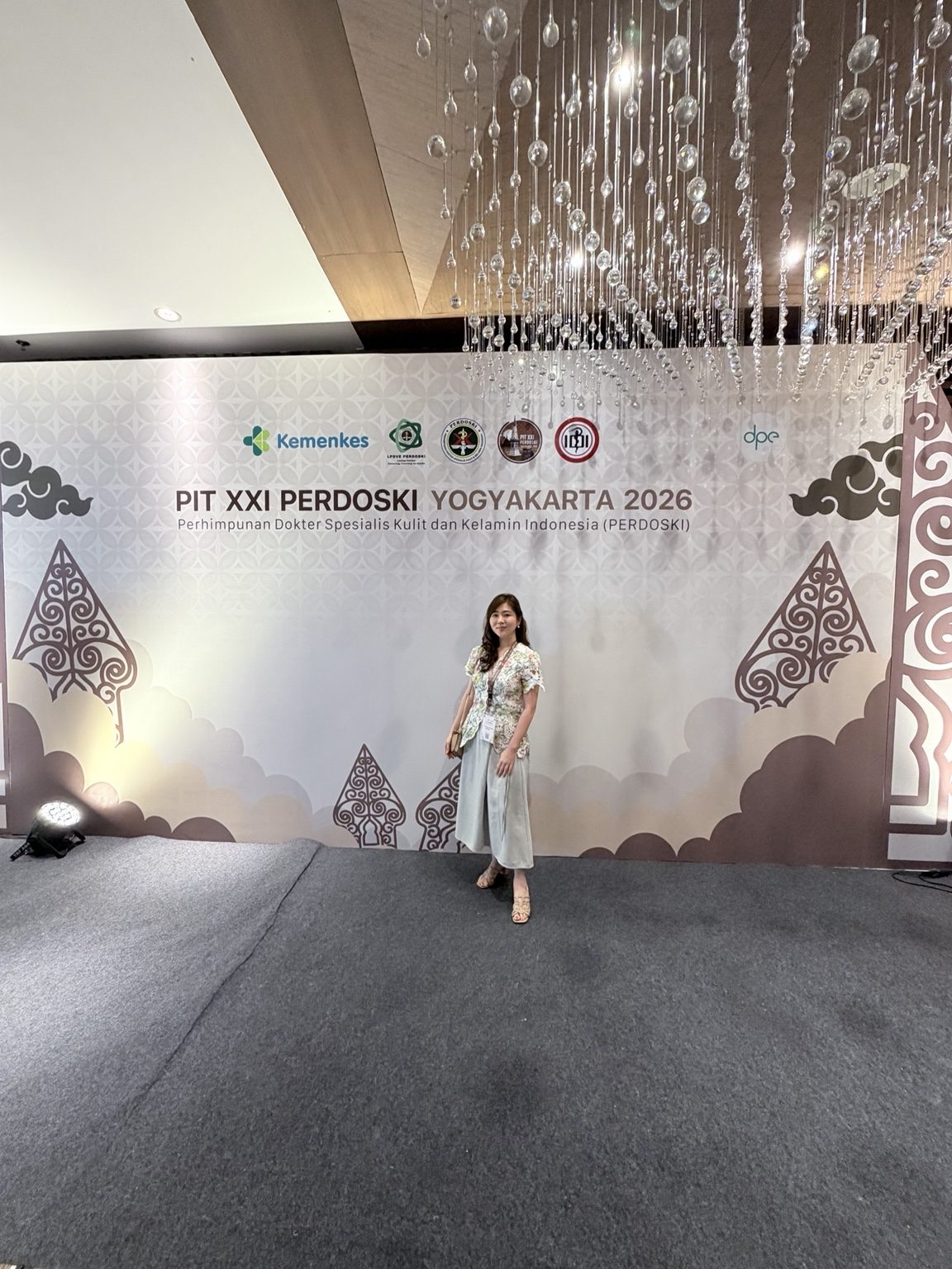 dr. Jesslyn Amelia at PIT XXI Perdoski Yogyakarta 2026, the Indonesian national dermatology and venereology congress