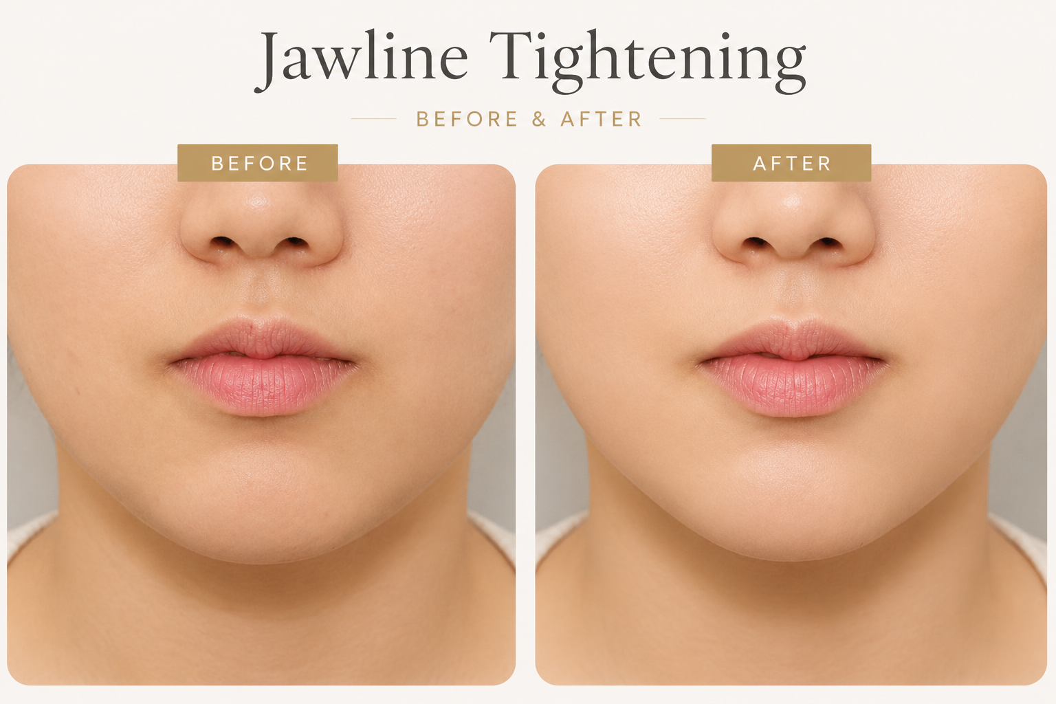 Gold Lift Before and After — Marionette Line Improvement — Elea Clinic Bali