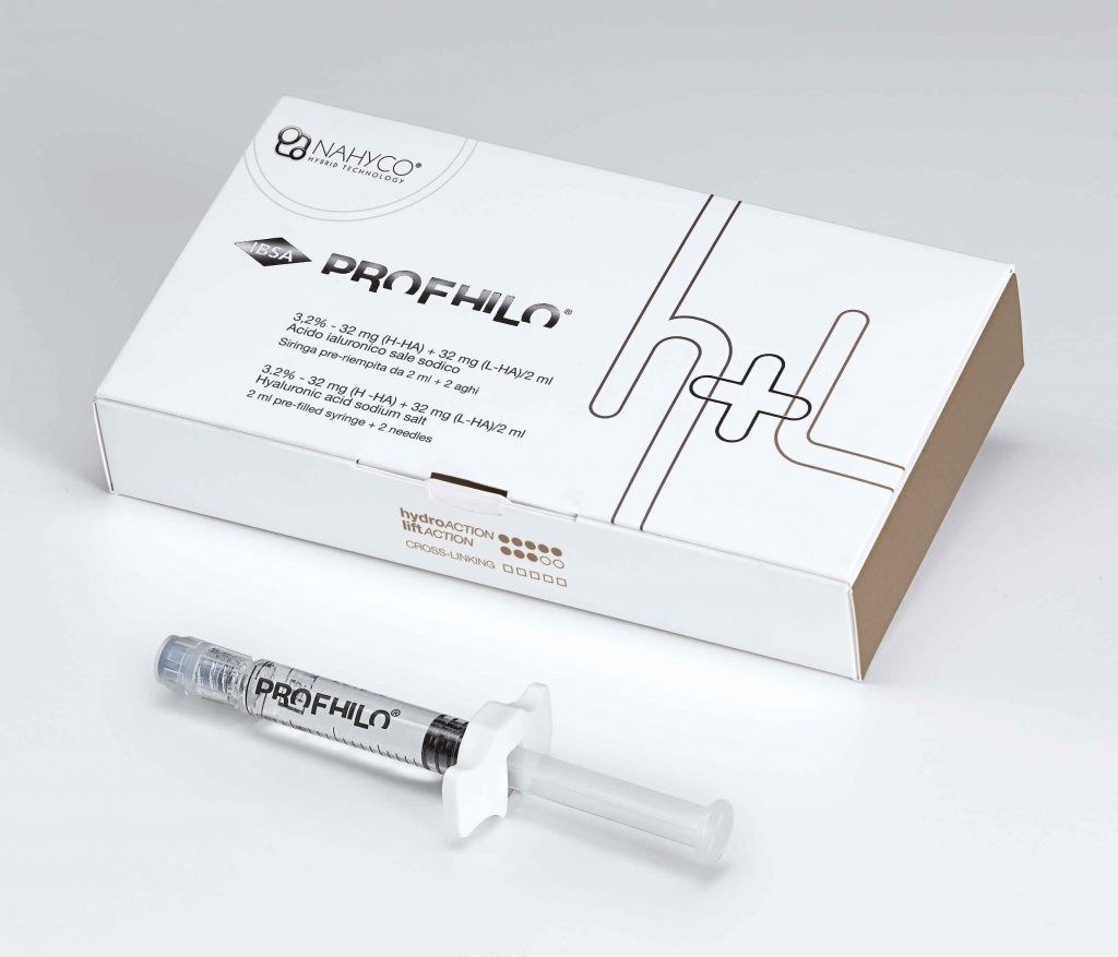 Genuine Profhilo product box and syringe as used at Elea Clinic Bali