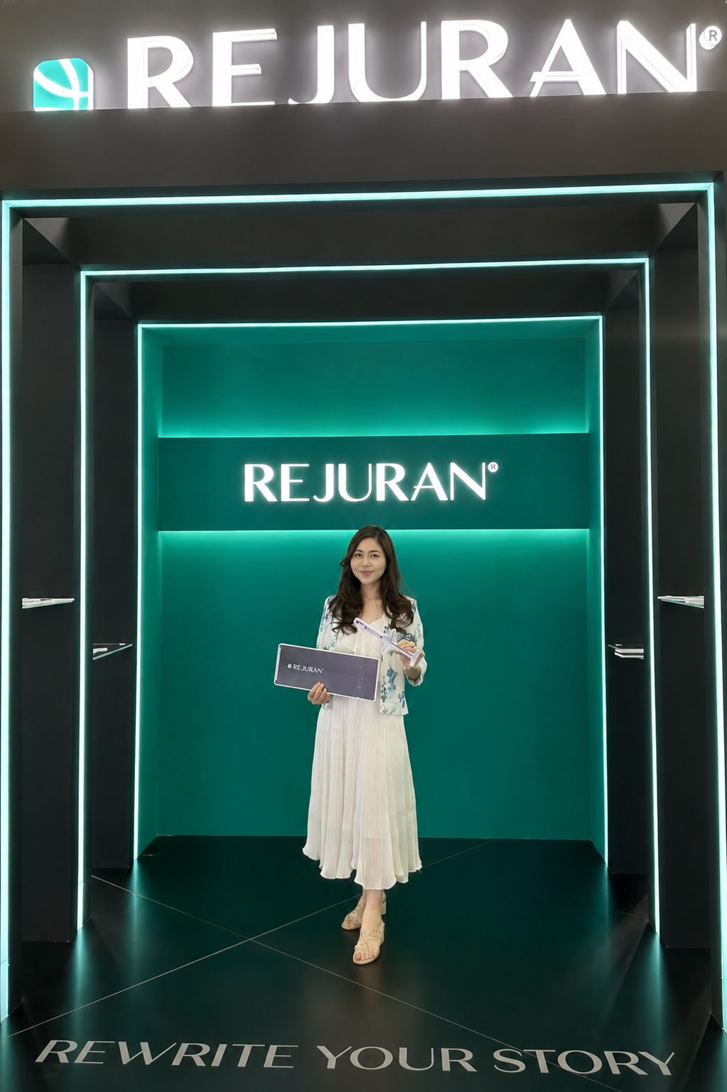 Rejuran authorised provider brand display
