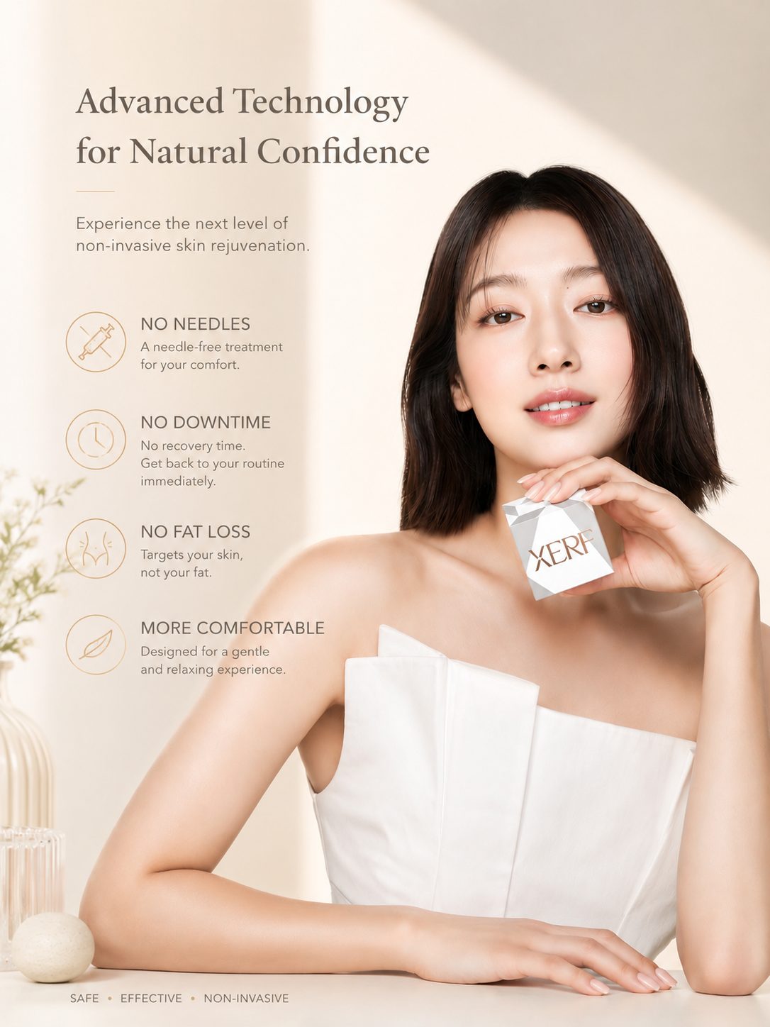 XERF radiofrequency device used at Elea Clinic Bali